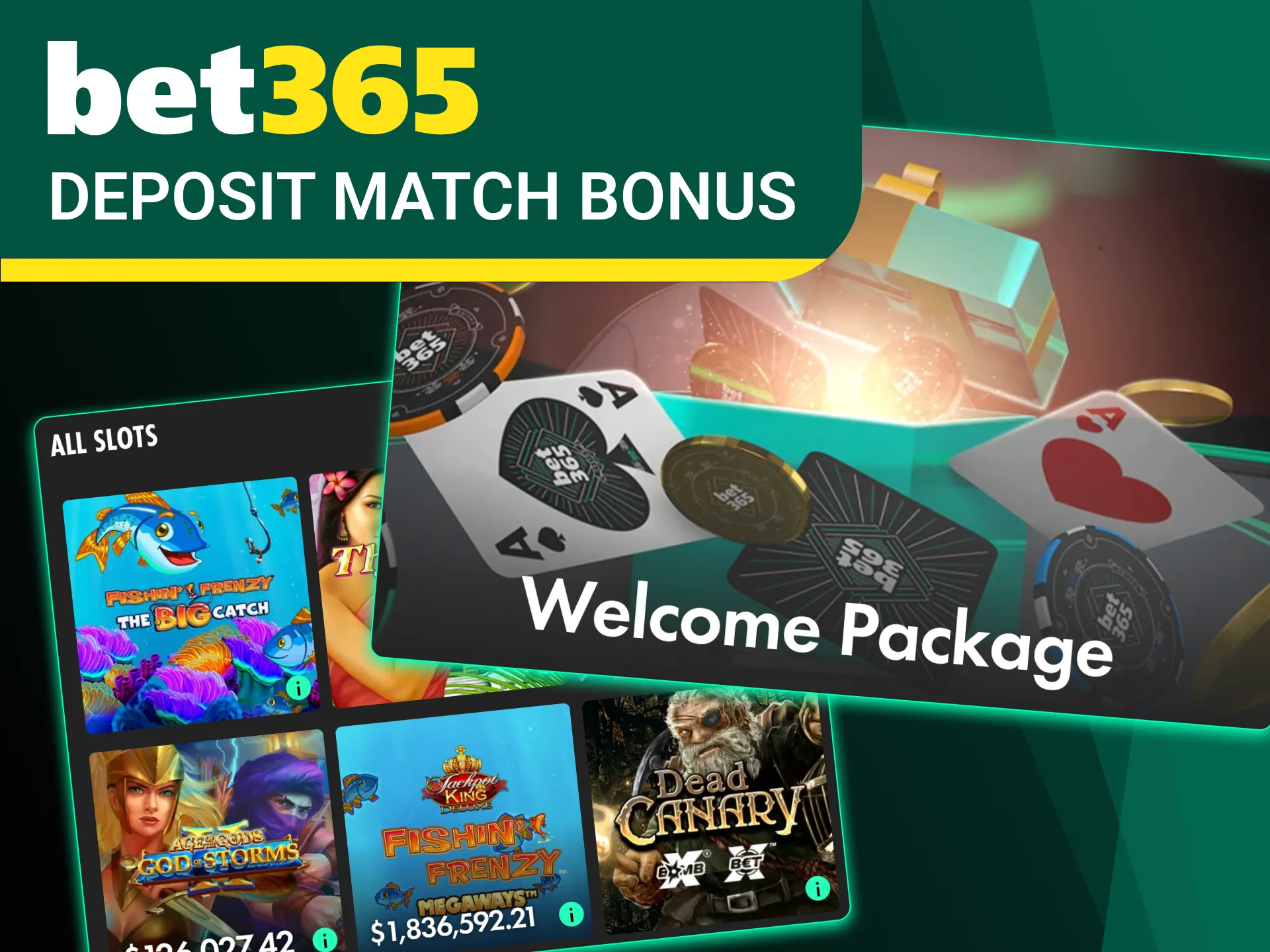 Luck awaits you in betting with Bet365's welcome bonus.