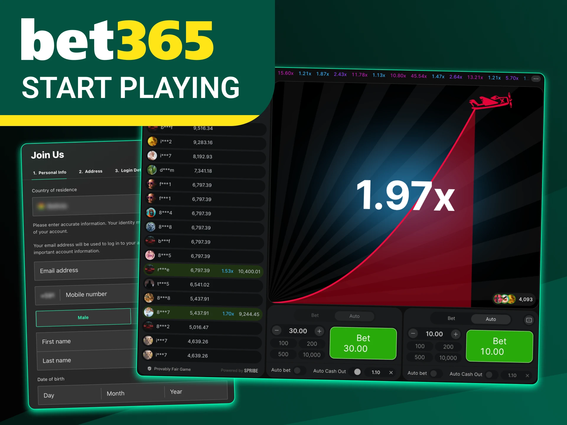 Find out how to start playing the Aviator game at Bet365 online casino in just a few clicks.