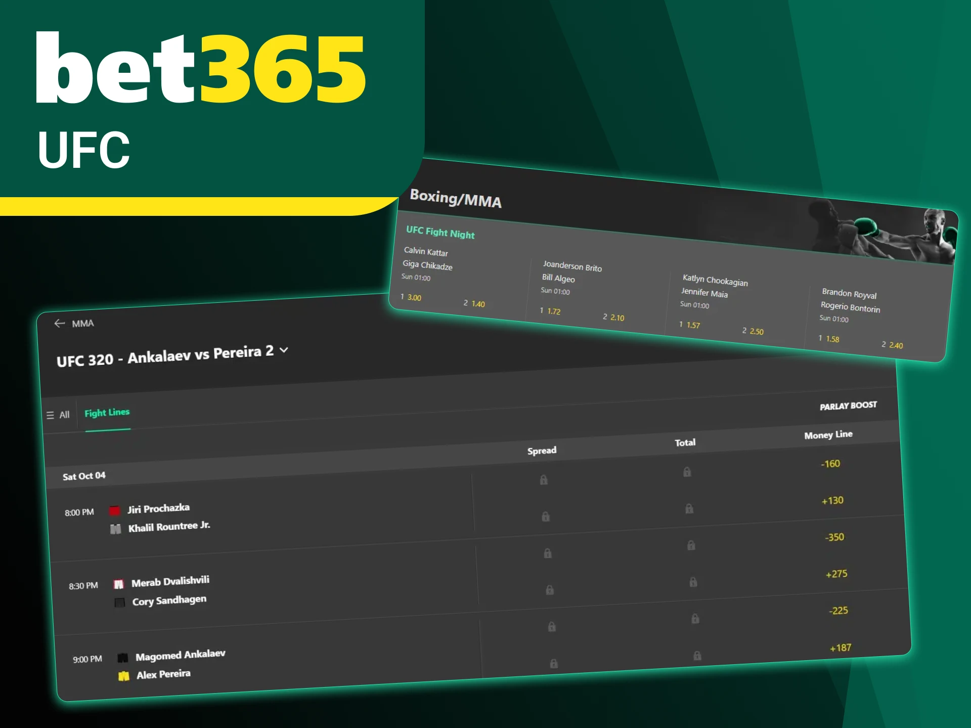 Official partnership between UFC and Bet365 featuring live MMA betting odds and exclusive offers for fans in India.